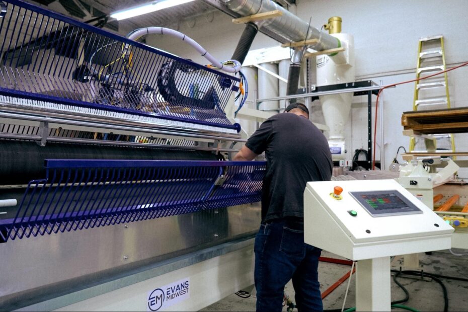 Evans Midwest Laminating Line